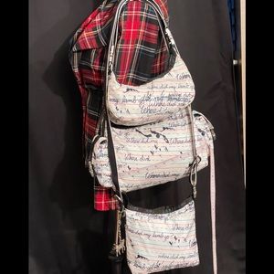 L.A.M.B. S Gwen Vintage penmanship top ONLY